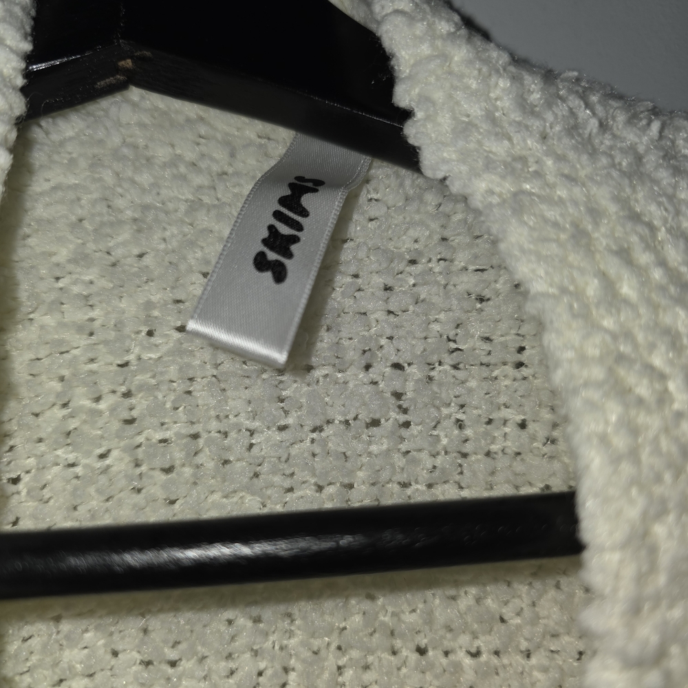 SKIMS Soft Cream Women's Robe - Picture 2 of 3